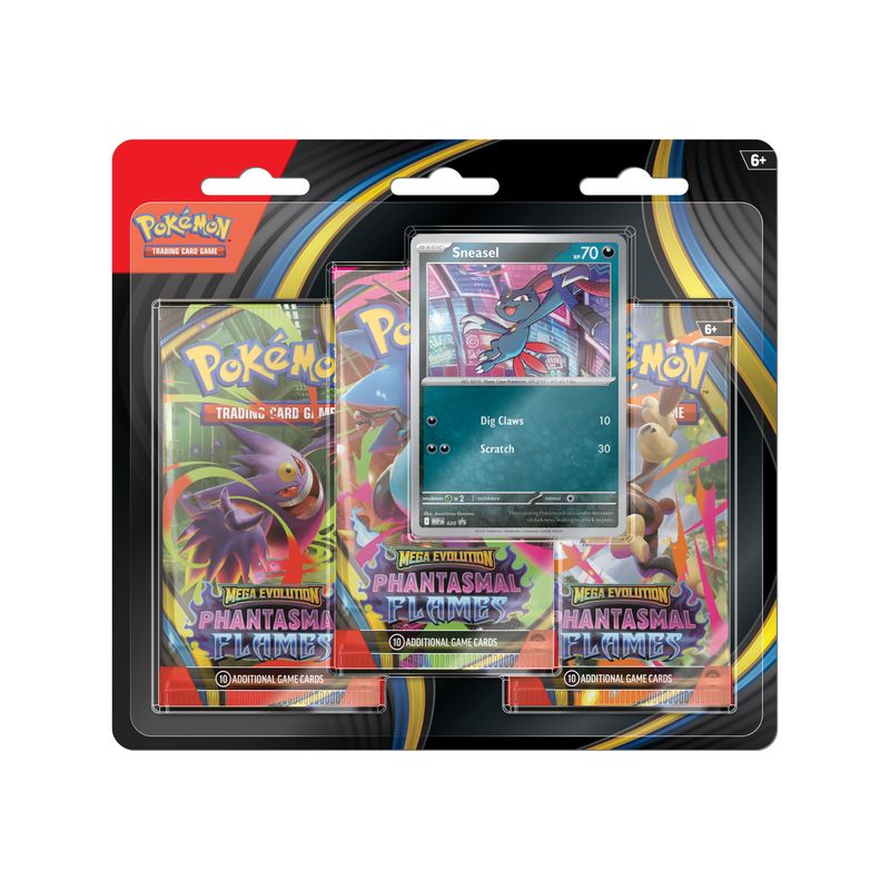 Pokémon TCG - Phantasmal Flames 3 Booster Blister Sneasel