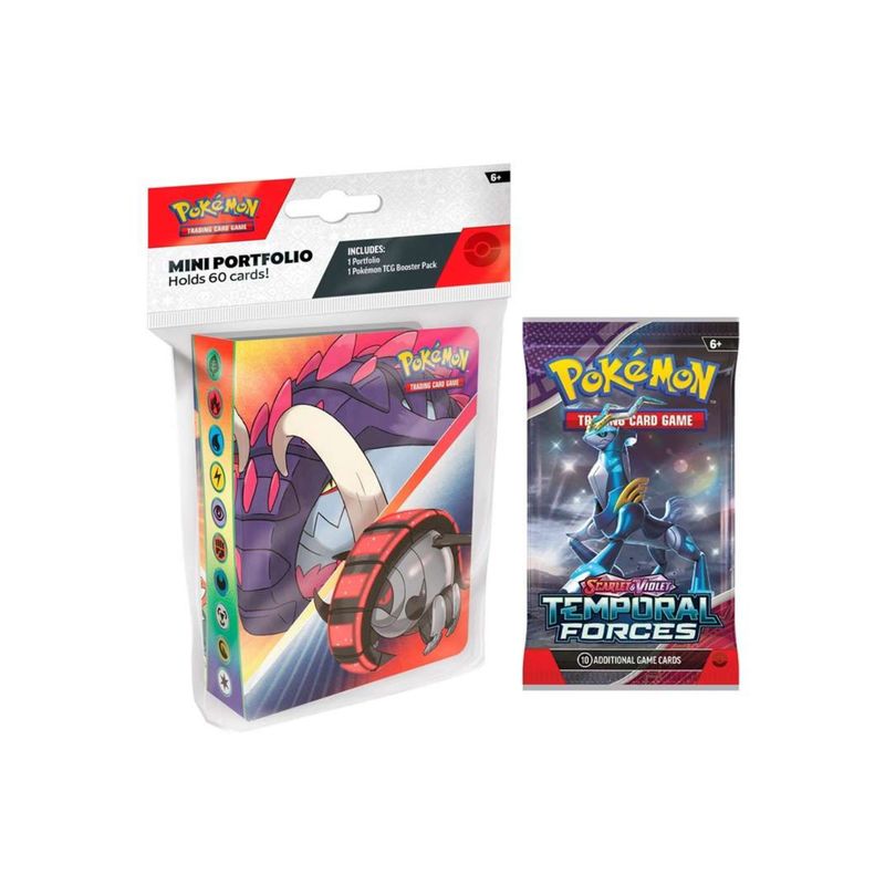 Pokémon TCG - Temporal Forces Mini Portfolio + Booster
