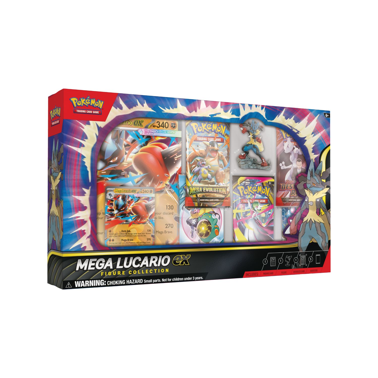 Pokémon TCG - Mega Lucario Figure Collection (damaged box)