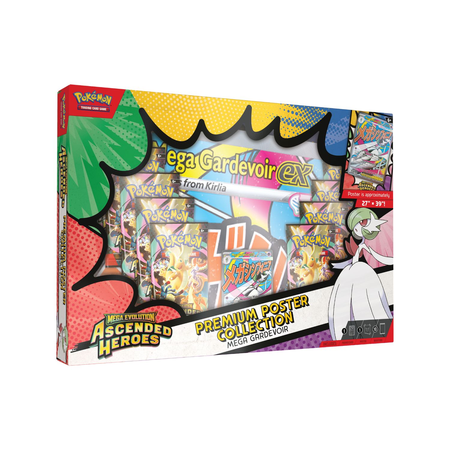 Pokémon TCG - Ascended Heroes Premium Poster Collection Mega Gardevoir