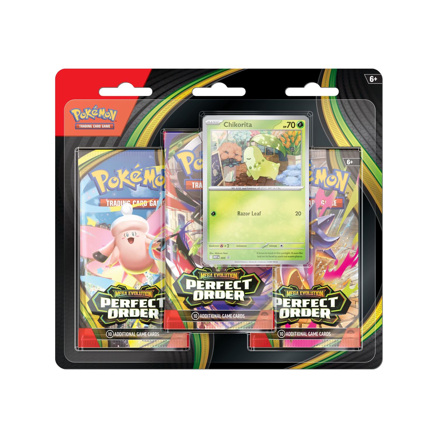Pokémon TCG - Perfect Order 3 Booster Blister Chikorita