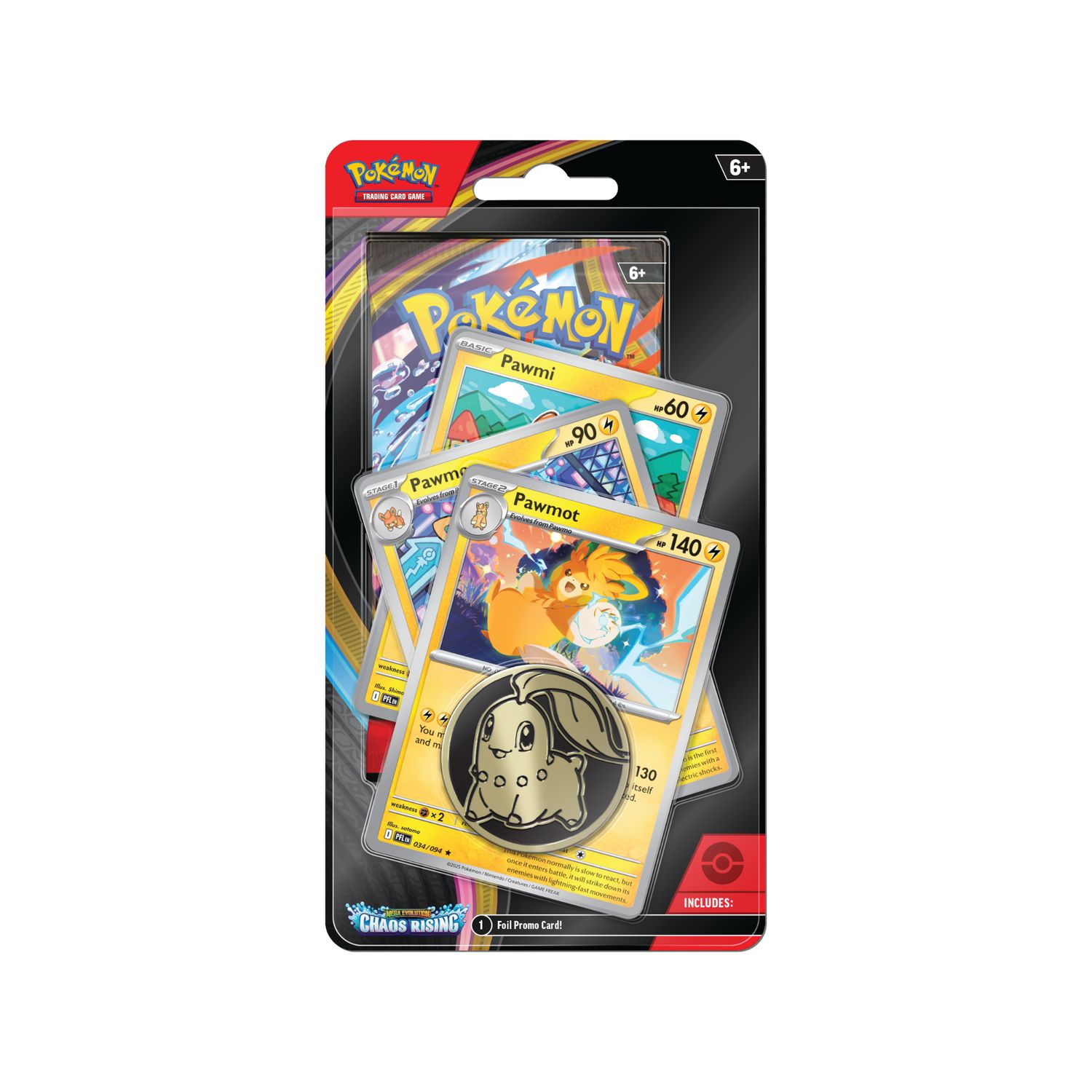 Pokémon TCG - Chaos Rising Premium Checklane Blister Pawmi