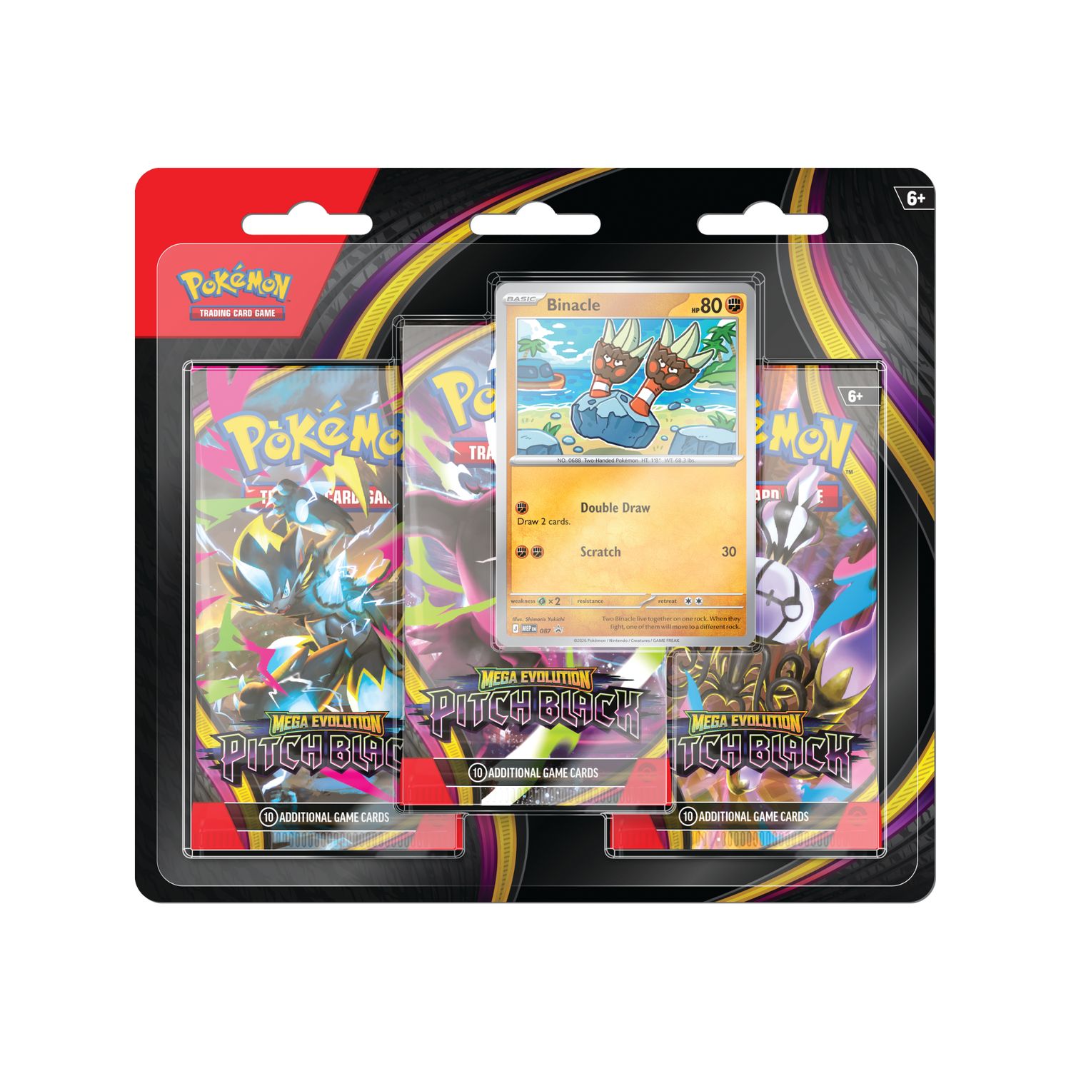 Pokémon TCG - Pitch Black 3 Booster Blister Binacle