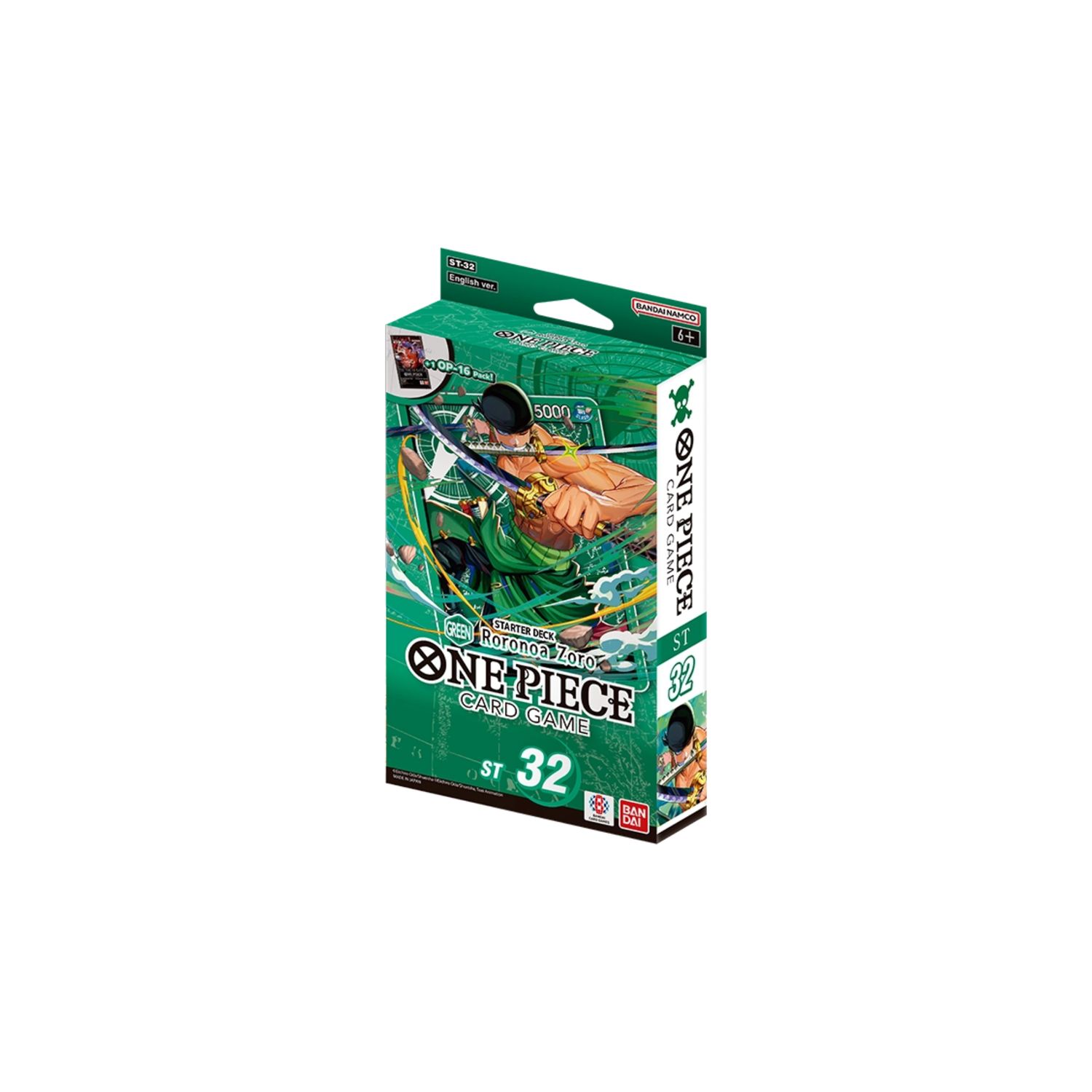 One Piece Gard Game - Starter Deck GREEN Roronoa Zoro ST-32