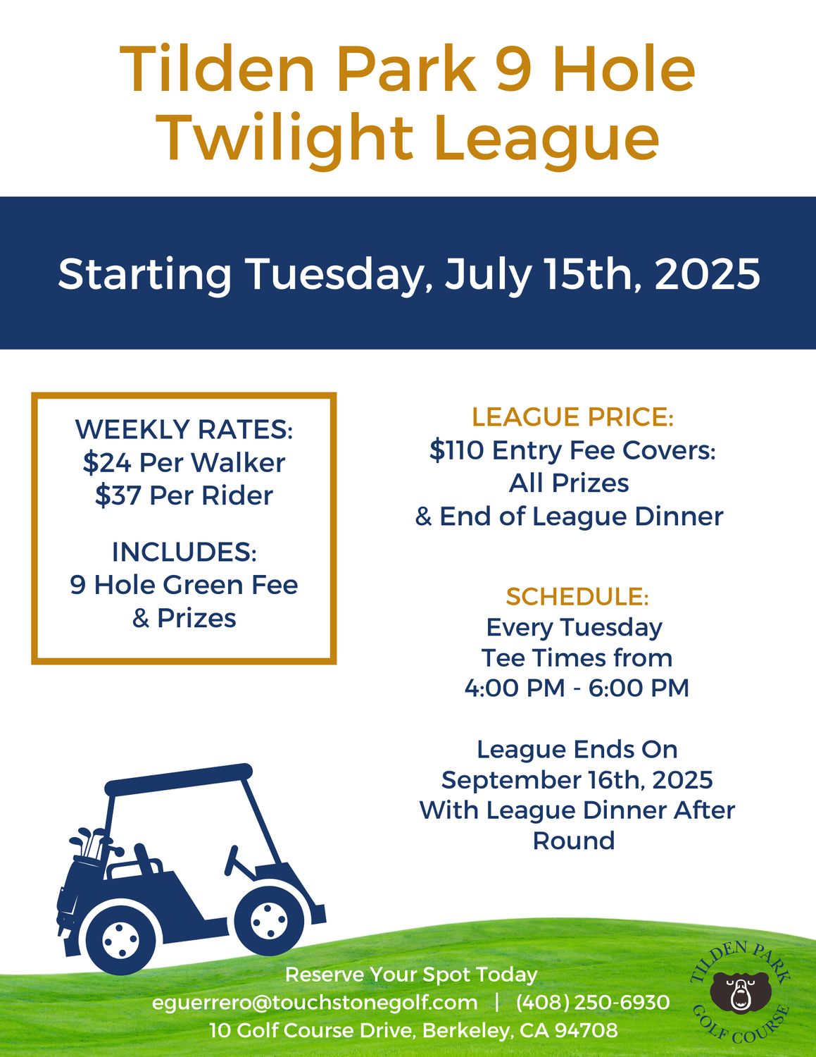 TP Twilight League Entry Fee