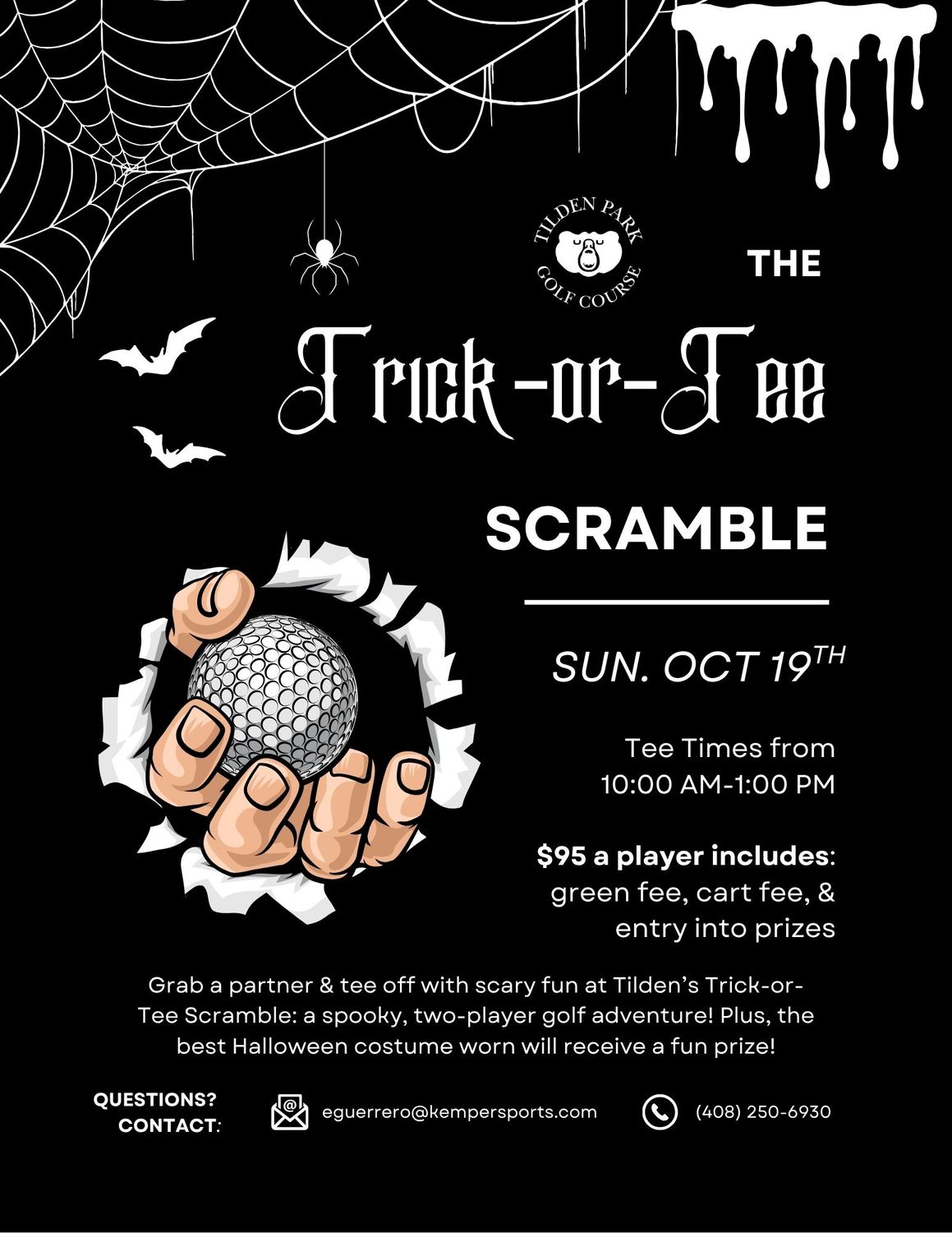 Trick-or-Tee Scramble 10-19-2025