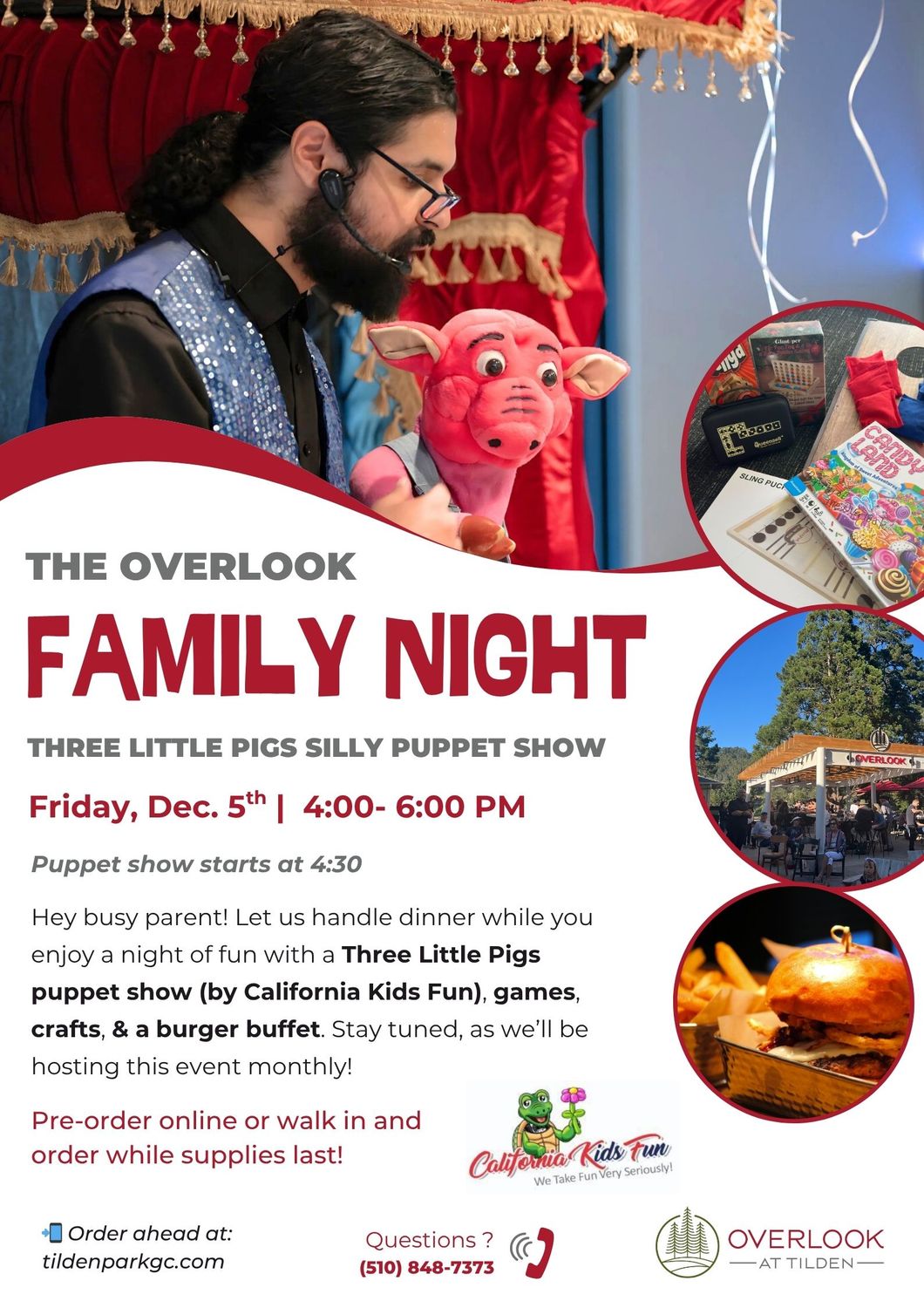 Family Night at The Overlook- December Family Night at The Overlook- December