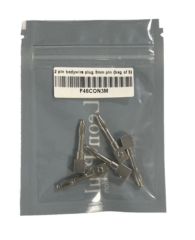 Body Wire - 2-Pin - 3mm Pins (Bag Of 5) - (LP)