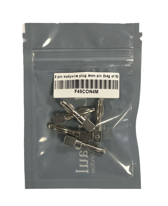 Body Wire - 2-Pin - 4mm Pins (Bag Of 5) - (LP)