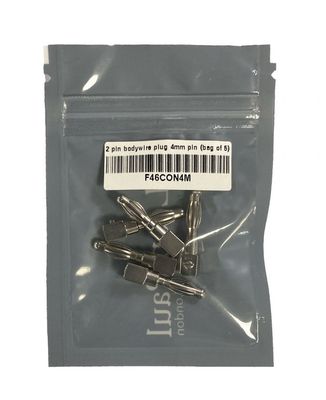 Body Wire - 2-Pin - 4mm Pins (Bag Of 5) - (LP)