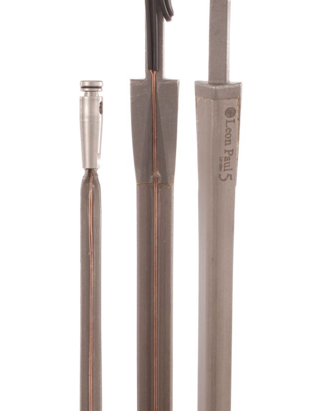 Standard Epee Blade (LP), Size: 0, Tang Length: Short (Pistol), Wired / Unwired: wired