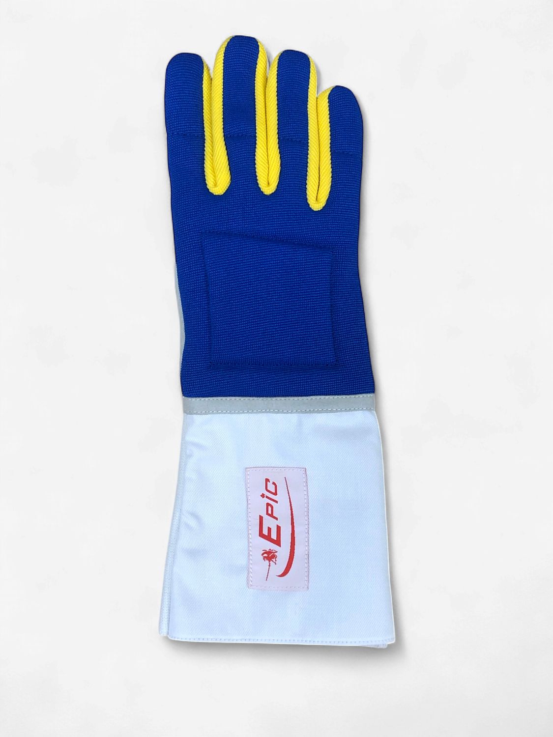 Glove - Epee &amp; Foil - Blue w. yellow, Hand: Right, Size: 6