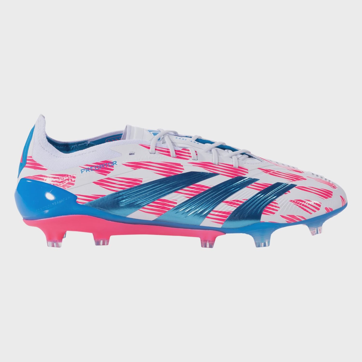 ADIDAS PREDATOR ELITE FG SOLAR BLUE/PINK, Size: 8 M/ 9 W