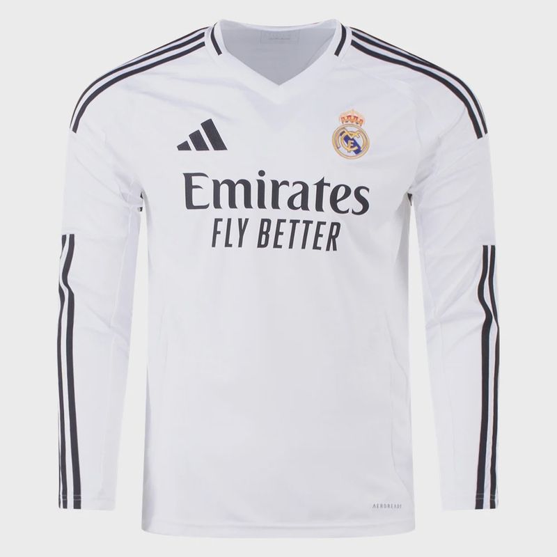 24/25 REAL MADRID LONG SLEEVE JERSEY