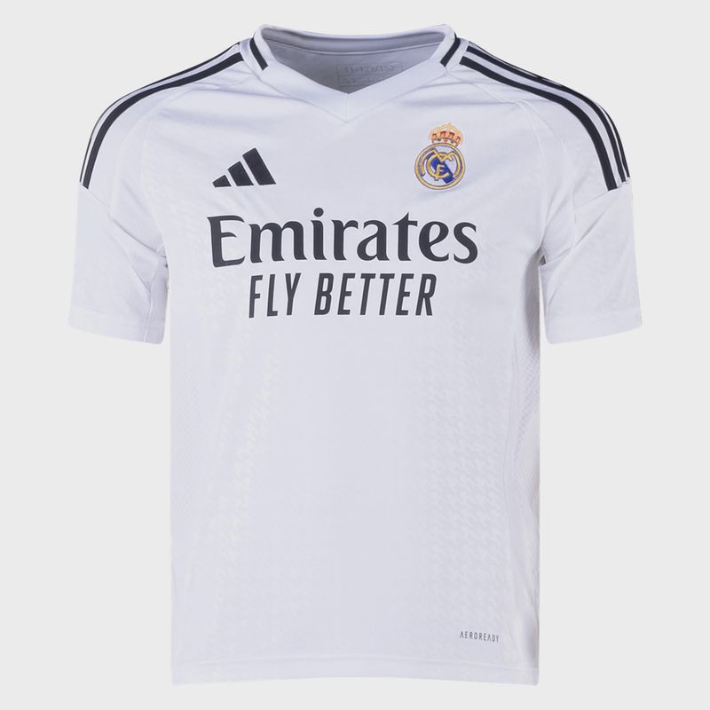 24/25 REAL MADRID HOME KIDS JERSEY
