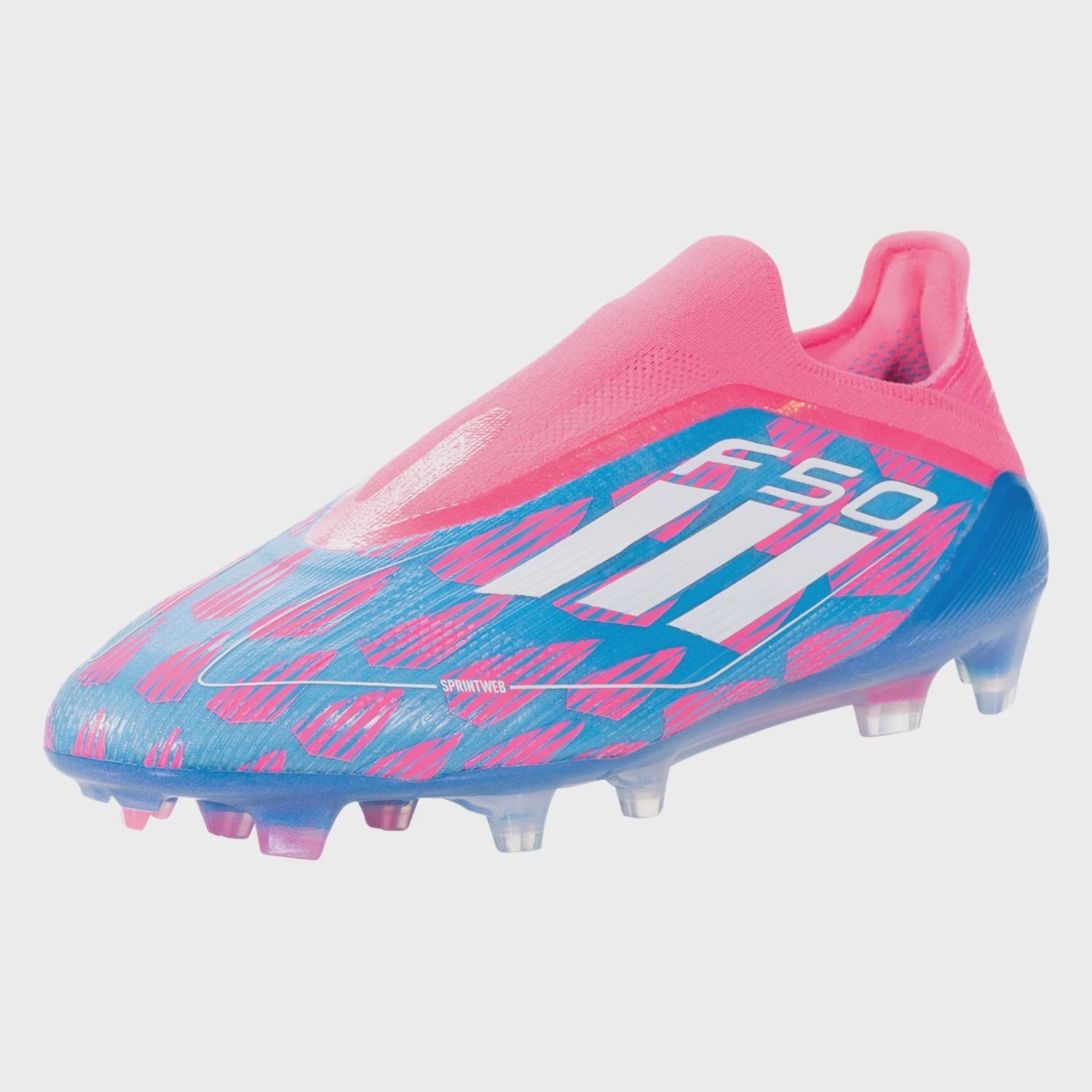 ADIDAS F50 ELITE LL FG SOLAR BLUE/ PINK, Size: 8 M/ 9 W
