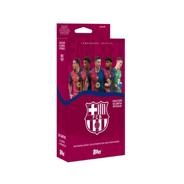 2024-25 TOPPS BARCELONA FAN SET (28 CARDS)