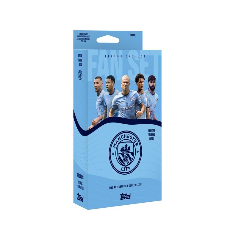 2024-25 TOPPS MANCHESTER CITY FAN SET (28 CARDS)