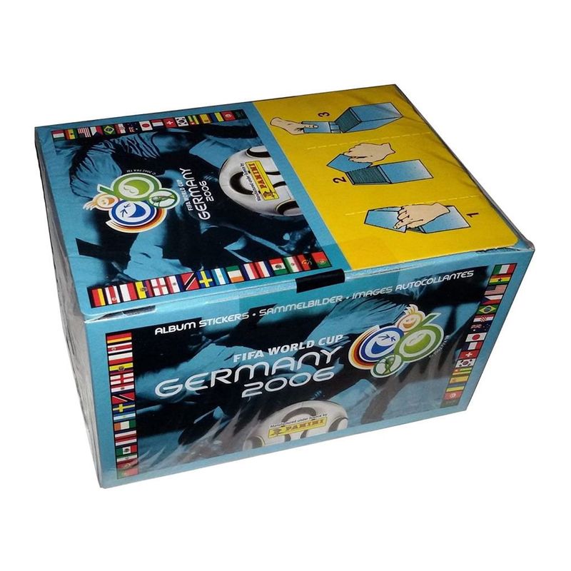 2006 PANINI WORLD CUP STICKERS – 100-PACK BOX (500 STICKERS)