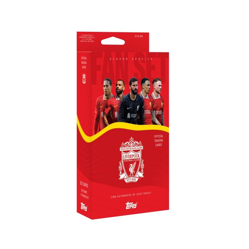 2024-25 TOPPS LIVERPOOL FAN SET (28 CARDS)