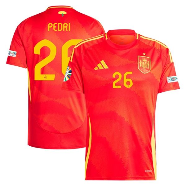 24/25 SPAIN HOME PEDRI EURO JERSEY