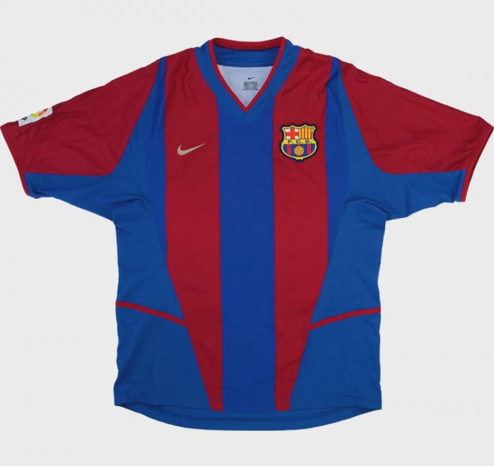 2002-2003 FC BARCELONA HOME SHIRT - (M)