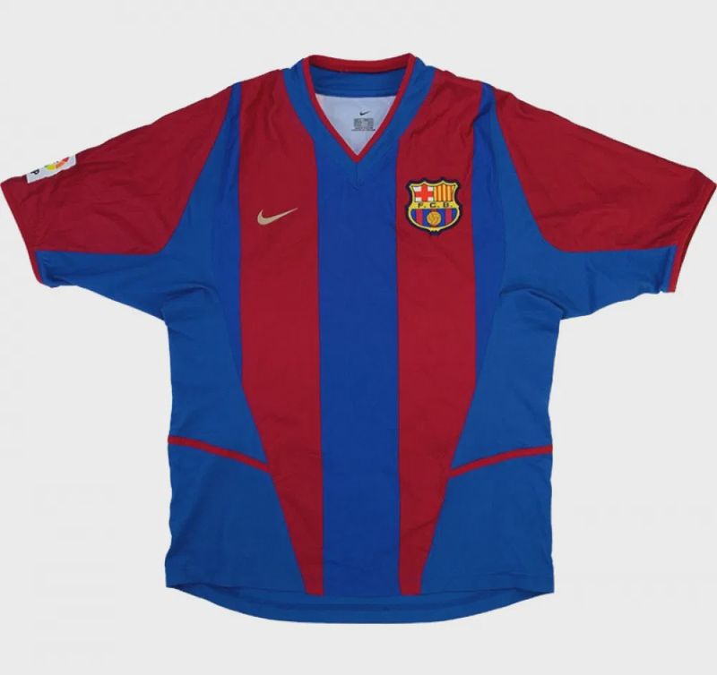 2002-2003 FC BARCELONA HOME SHIRT - (M)