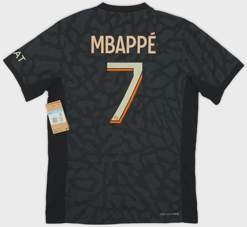 2022-2023 PSG THIRD SHIRT AUTHENTIC MBAPPE #7 - (L)