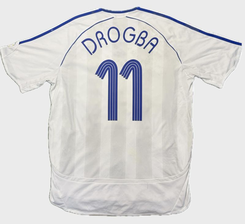 2006-2007 CHELSEA AWAY SHIRT DROGBA #11 - (XL)