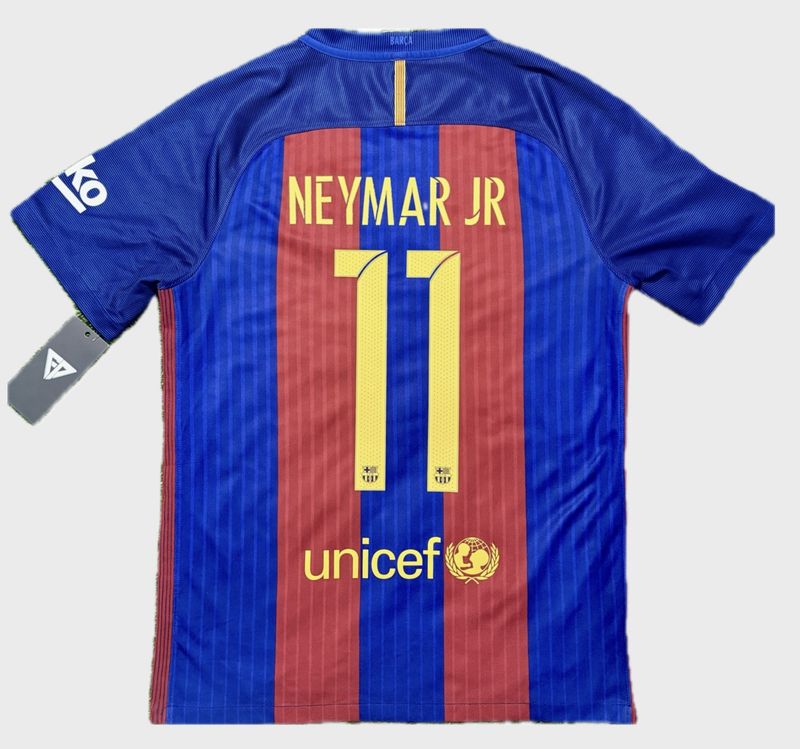 2016-2017 FC BARCELONA HOME SHIRT NEYMAR JR #11 - (S)