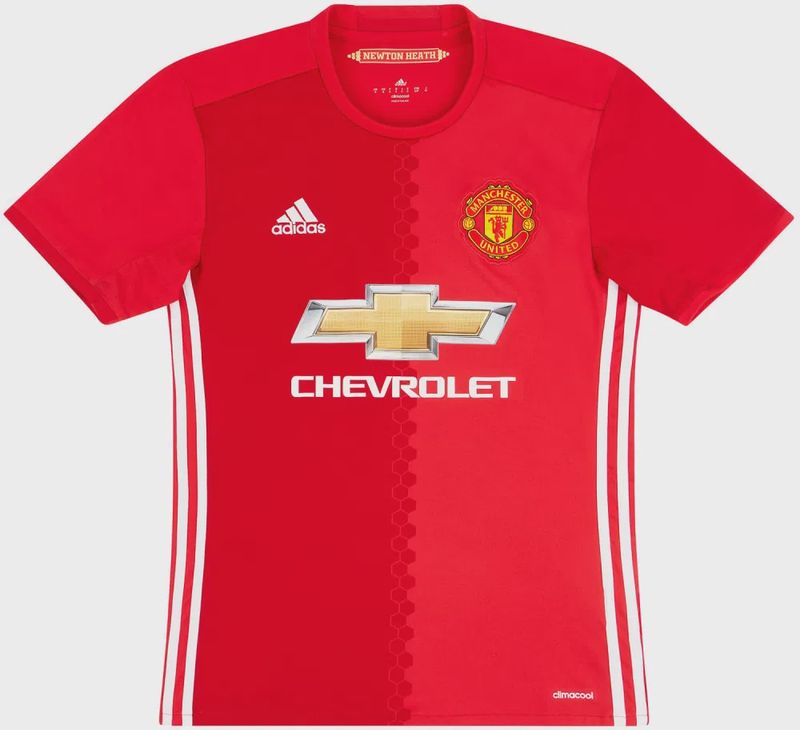 2016-2017 MANCHESTER UNITED HOME SHIRT POGBA #6 - (S)