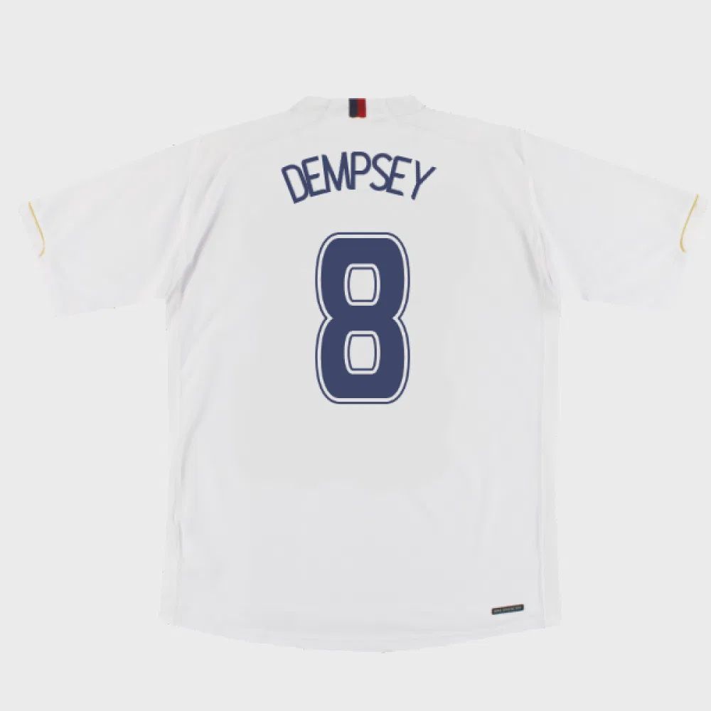 2006-2008 USA HOME SHIRT DEMPSEY #8 - (L)