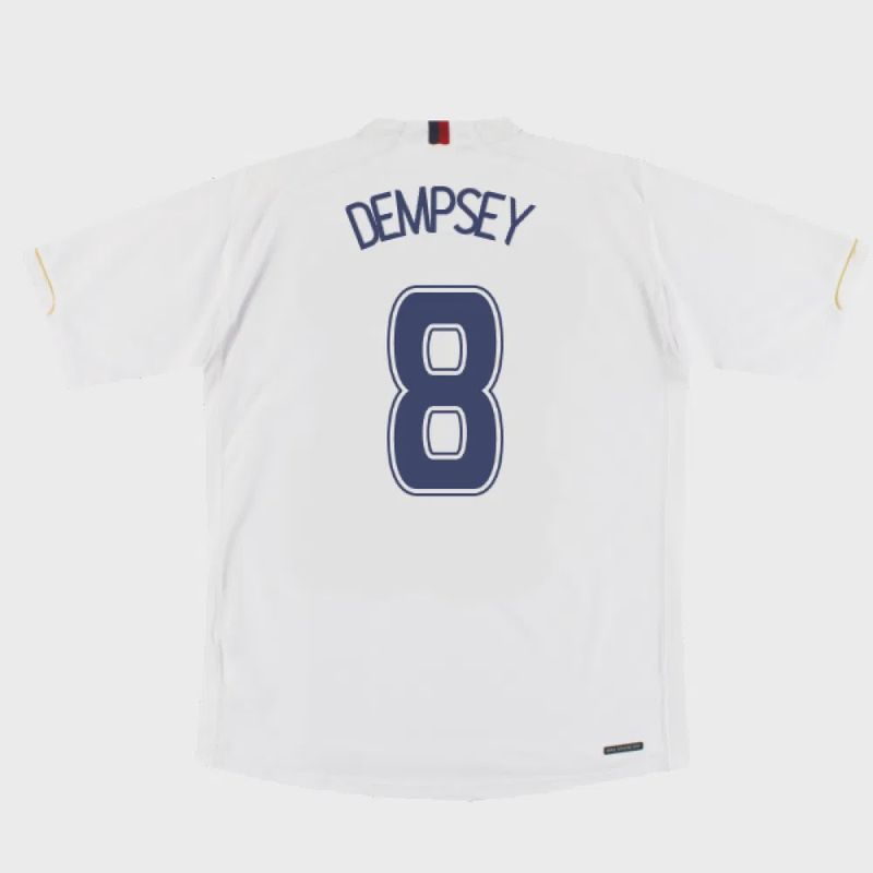 2006-2008 USA HOME SHIRT DEMPSEY #8 - (L)