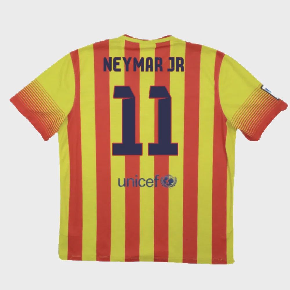 2013-2014 FC BARCELONA AWAY SHIRT NEYMAR #11 NEYMAR JR - (M)