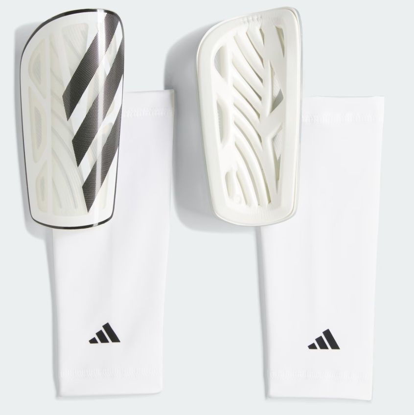 ADIDAS TIRO LEAGUE SHIN GUARDS &#39;WHITE/BLACK&#39;, Size: S