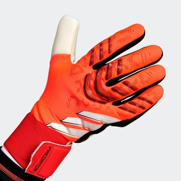 ADIDAS PREDATOR COMPETITION GK GLOVES &#39;LUCID RED&#39;