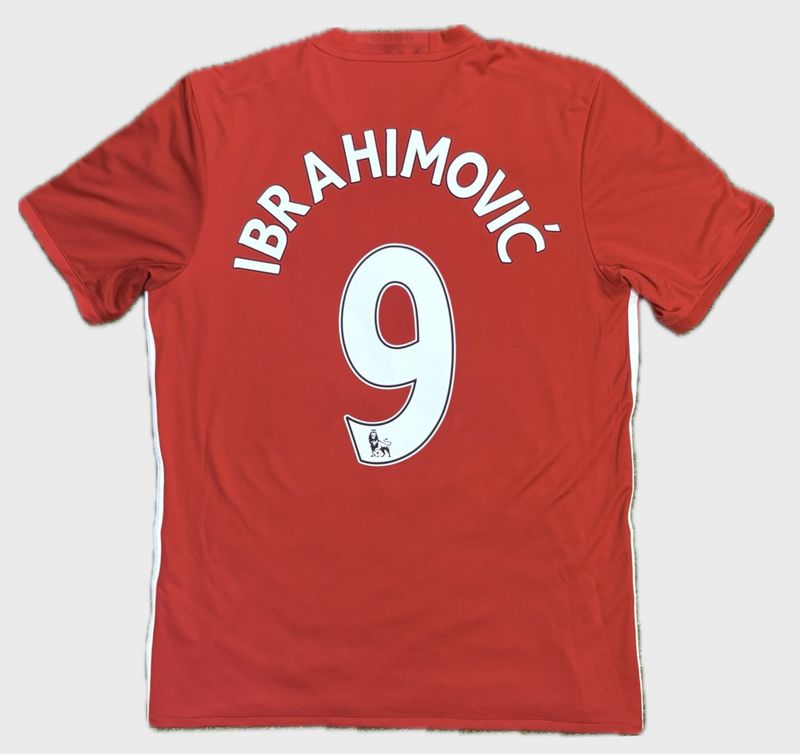 2016-2017 MANCHESTER UNITED HOME SHIRT IBRAHIMOVIC #9 - (L)