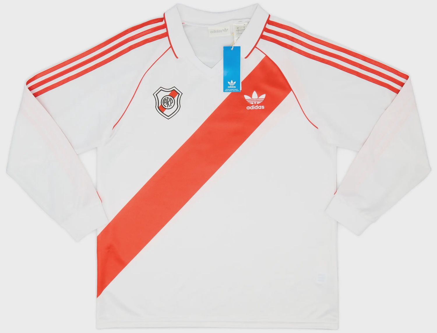 1994 RIVER PLATE REISSUE HOME L/S SHIRT #9 - (M)
