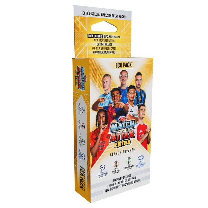 2024-25 TOPPS MATCH ATTAX EXTRA CHAMPIONS LEAGUE CARDS – ECO BLASTER (39 CARDS + 3 LE)