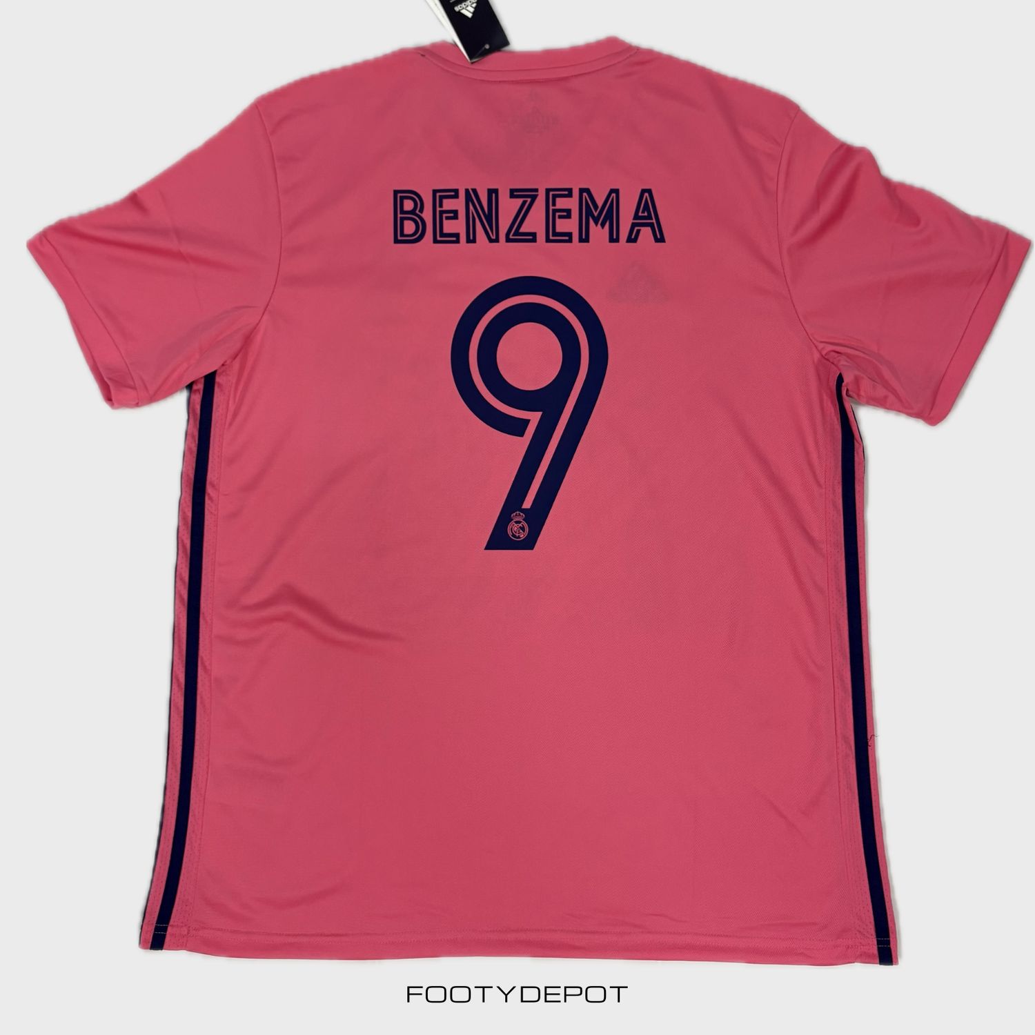 2020-2021 REAL MADRID AWAY SHIRT BENZEMA #9 - (XL)