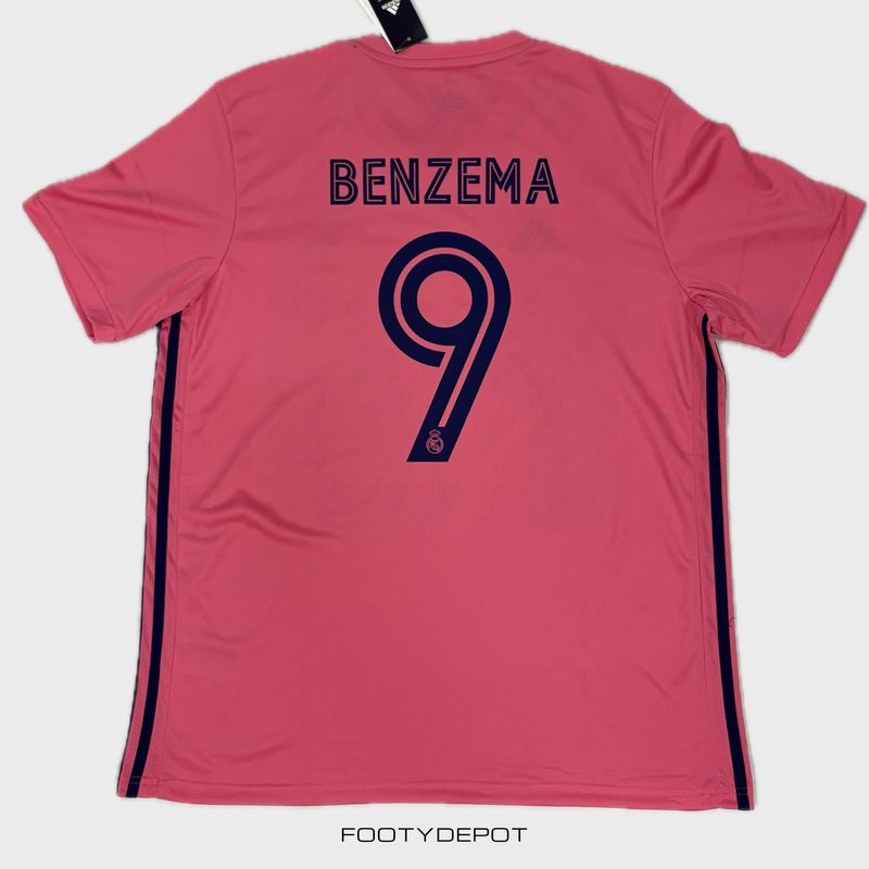 2020-2021 REAL MADRID AWAY SHIRT BENZEMA #9 - (XL)