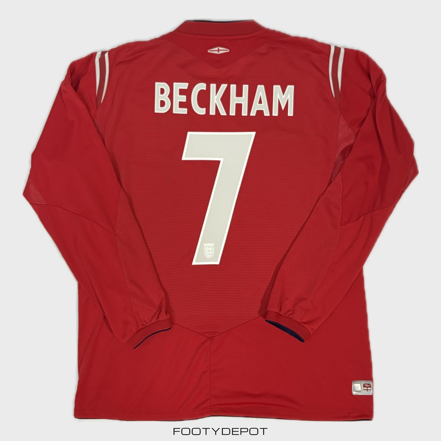 2004-2006 ENGLAND AWAY SHIRT BECKHAM #7 - (