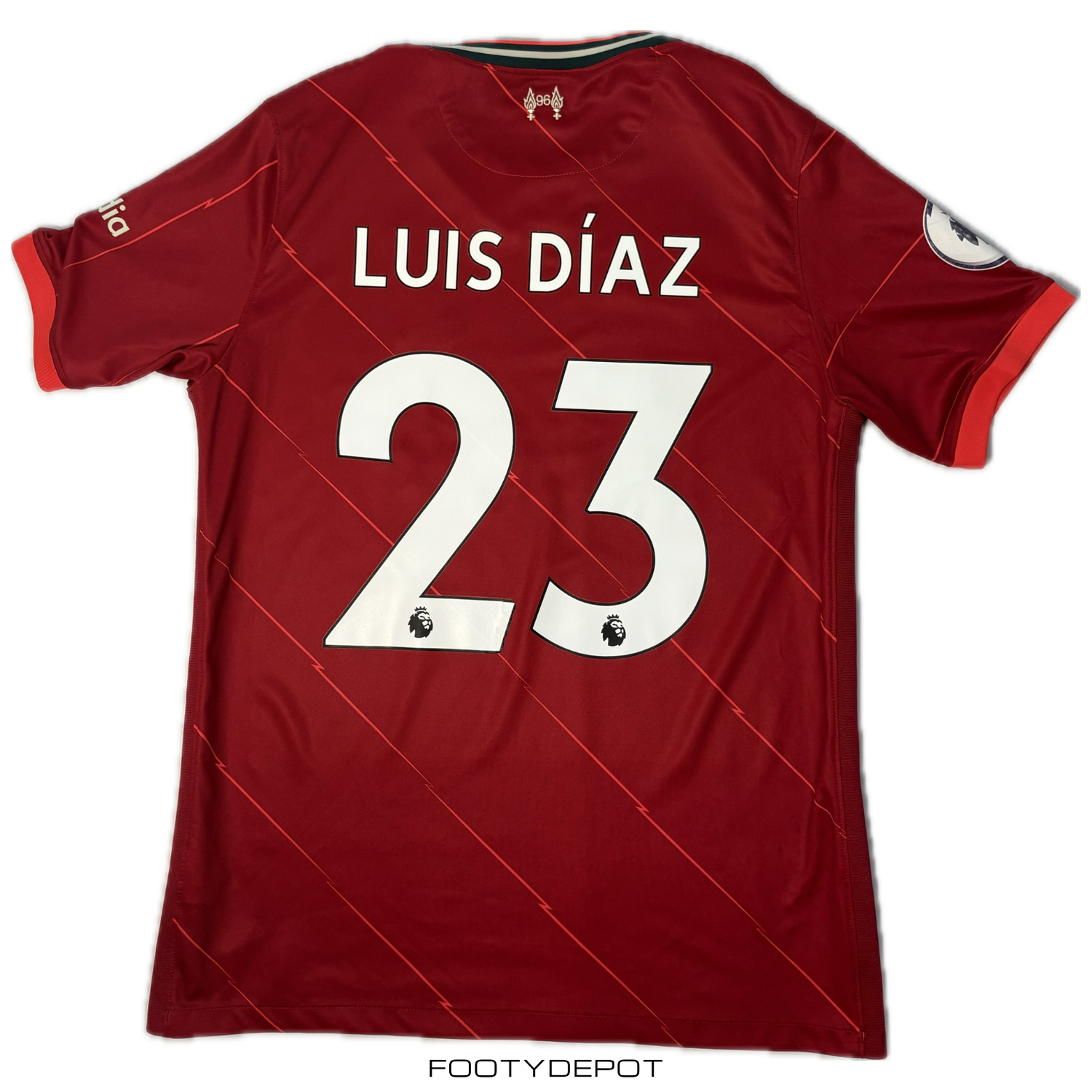 2021-2022 LIVERPOOL HOME SHIRT DIAZ #23 - (L)