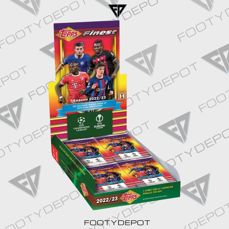 2022/23 TOPPS FINEST FLASHBACKS UEFA CLUB COMPETITIONS HOBBY BOX