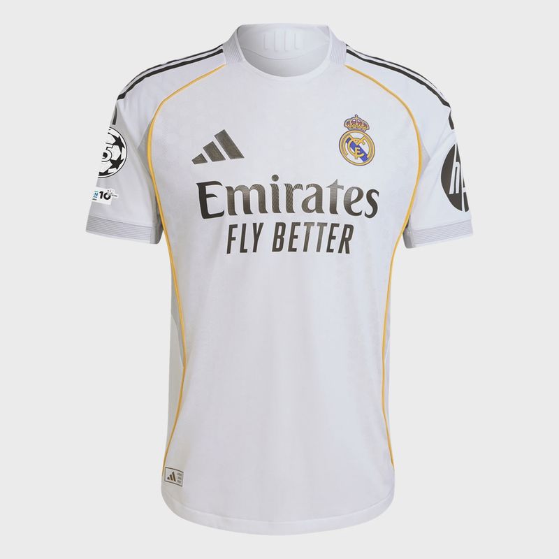 25/26 AUTHENTIC REAL MADRID HOME JERSEY - UCL
