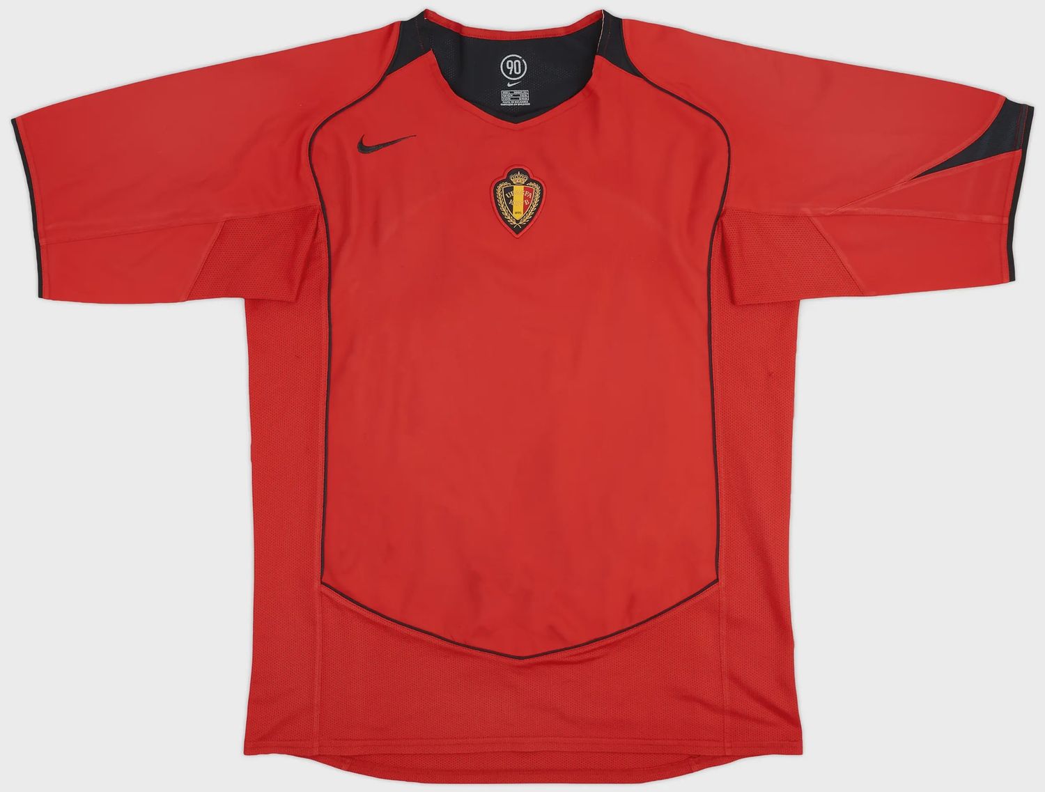 2004-2005 BELGIUM HOME SHIRT - (L)