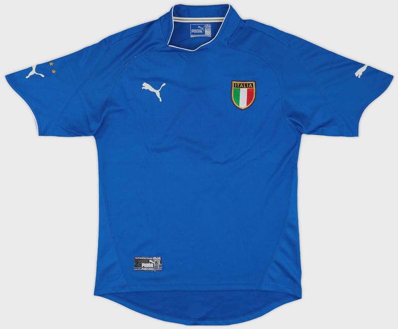 2003-2004 ITALY HOME SHIRT - (M)