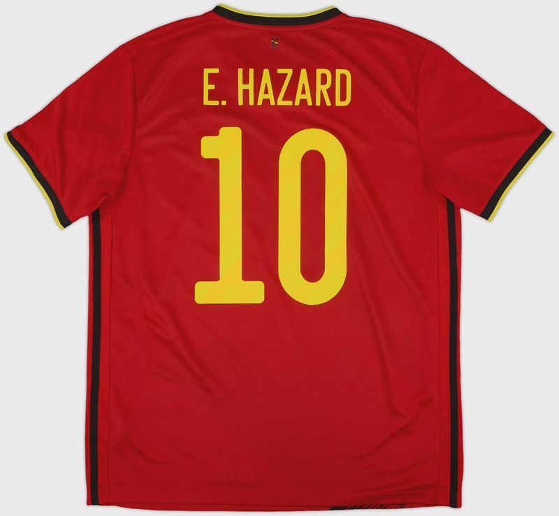2020-2021 BELGIUM HOME SHIRT HAZARD #10 - (M) 2020-2021 BELGIUM HOME SHIRT HAZARD #10 - (M)