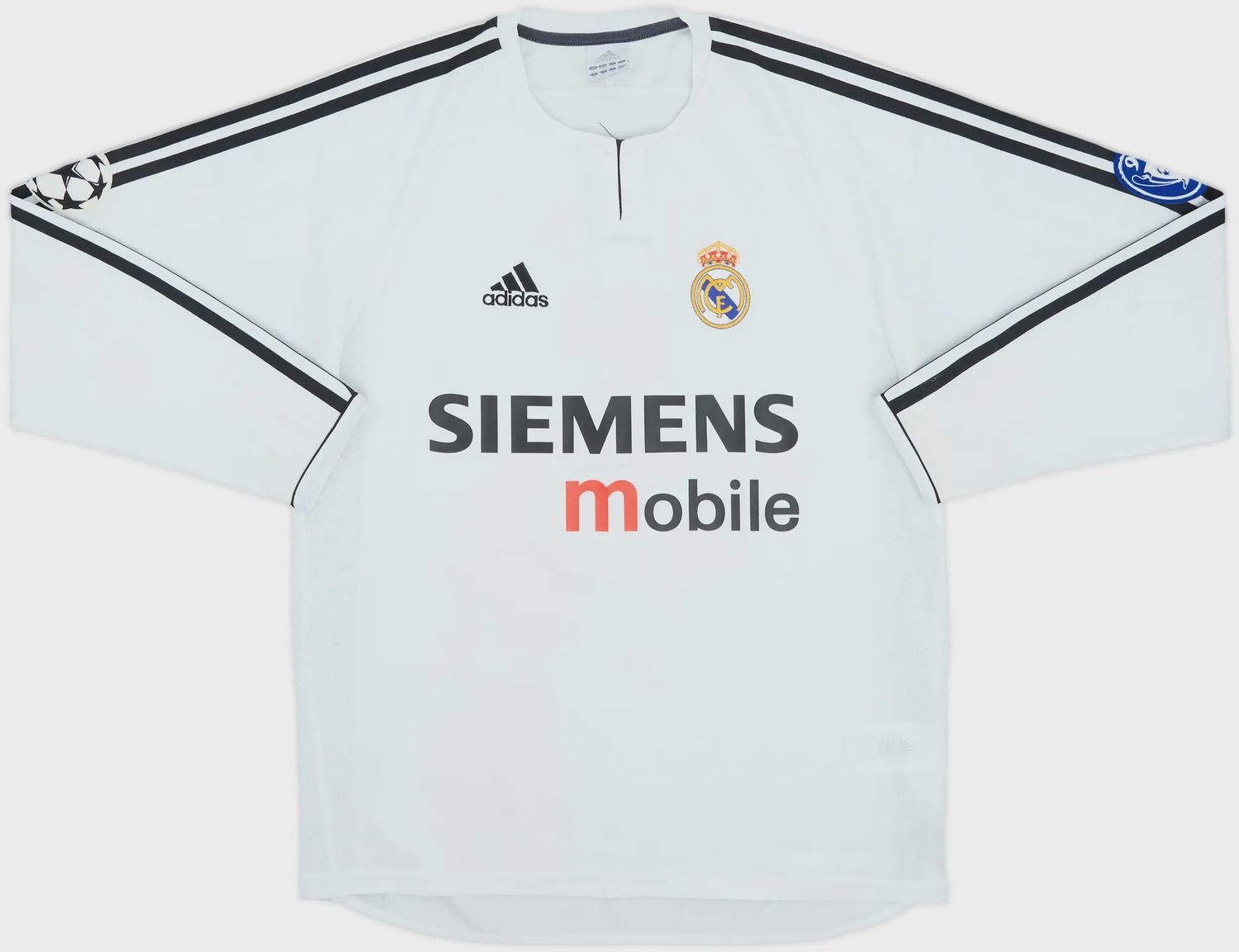 2003-2004 REAL MADRID UCL HOME SHIRT - (M)