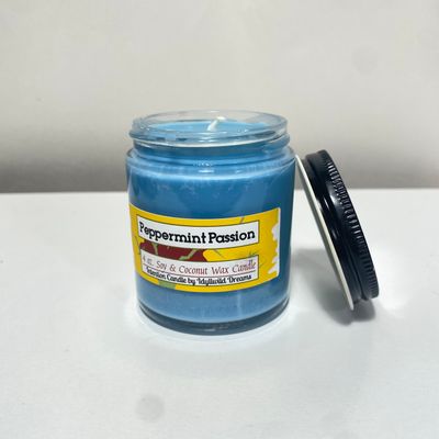 Peppermint Passion 4 oz. Soy &amp; Coconut Wax Scented Candle